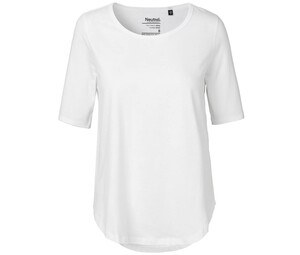 NEUTRAL O81004 - T-shirt femme manches mi-longues Biały