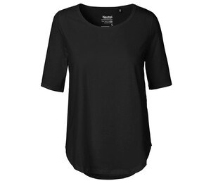 NEUTRAL O81004 - T-shirt femme manches mi-longues Czarny