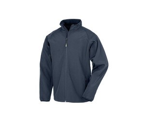 RESULT RS901M - Softshell homme en polyester recyclé Granatowy