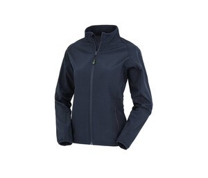 RESULT RS901F - Softshell femme en polyester recyclé Granatowy