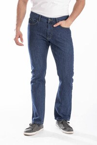 RICA LEWIS RL701 - Men's Straight Fit Jeans Stone Niebieski basen