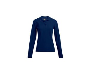Promodoro PM4605 - Women's long-sleeved polo shirt 220 Granatowy
