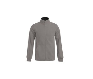 Promodoro PM7971 - Thick men's fleece jacket Jasnoszary/czarny