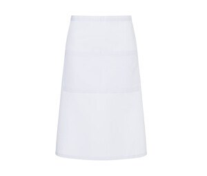 Karlowsky KYBSS3 - Basic bistro apron with pocket Biały