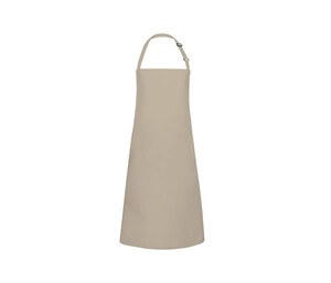 Karlowsky KYBLS4 - Basic bib apron with buckle Piaskowy