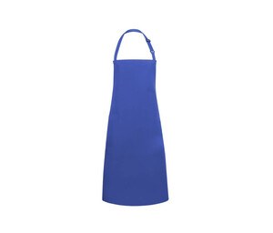 Karlowsky KYBLS4 - Basic bib apron with buckle Niebieski basen