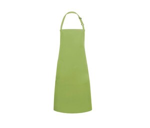Karlowsky KYBLS4 - Basic bib apron with buckle Limonkowy