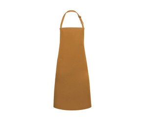 Karlowsky KYBLS4 - Basic bib apron with buckle Musztardowy