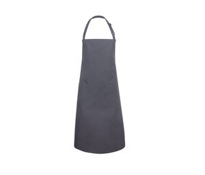 Karlowsky KYBLS5 - Basic bib apron with buckle and pocket Antracyt