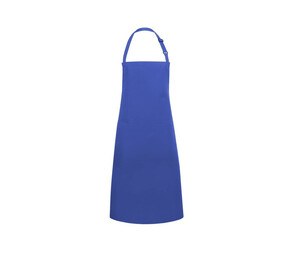Karlowsky KYBLS5 - Basic bib apron with buckle and pocket Niebieski basen