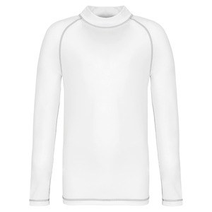 Proact PA4018 - Techniczna koszulka dziecięca z długimi rękawami i filtrem UV Biały