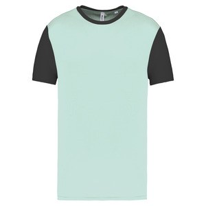 Proact PA4023 - Dwukolorowa koszulka z krótkim rękawem dla dorosłych Ice Mint / Dark Grey