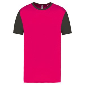 Proact PA4023 - Dwukolorowa koszulka z krótkim rękawem dla dorosłych Sporty Pink / Dark Grey