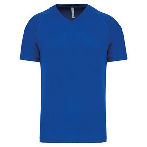 Proact PA476 - Męska sportowa koszulka z krótkim rękawem i dekoltem w szpic Sportowy ciemnoniebieski