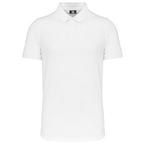 WK. Designed To Work WK225 - Męska koszulka polo z krótkim rękawem i ćwiekami Biały