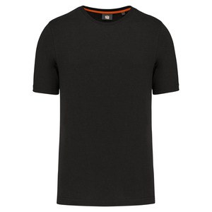 WK. Designed To Work WK302 - Ekologiczna koszulka męska z okrągłym dekoltem Black
