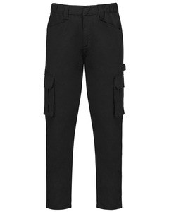 WK. Designed To Work WK703 - Ekologiczne męskie spodnie z wieloma kieszeniami Black