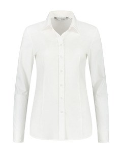 LEMON & SODA LEM3923 - Shirt Poplin mix LS for her Biały