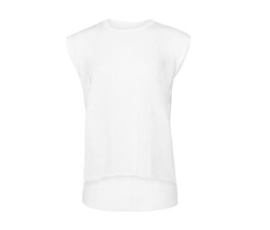 Bella+Canvas BE8804 - Women's t-shirt with rolled sleeves Biały
