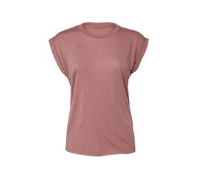Bella+Canvas BE8804 - Women's t-shirt with rolled sleeves Fiolet