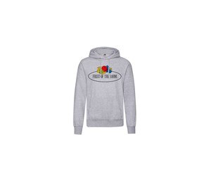 FRUIT OF THE LOOM VINTAGE SCV270 - Unisex hoodie with Fruit of the Loom logo Szary wrzos