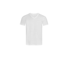 Stedman ST9010 - Ben V-Neck T-Shirt Biały