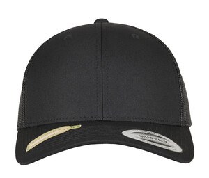 FLEXFIT 6606TR - Casquette style trucker en polyester recyclé Black