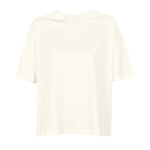 SOL'S 03807 - Boxy Women T Shirt Oversize Damski Creamy white