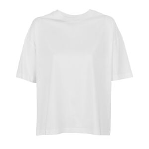 SOL'S 03807 - Boxy Women T Shirt Oversize Damski Biały