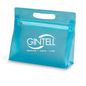 GiftRetail IT2558 - MOONLIGHT Przezroczysta kosmetyczka Niebieski