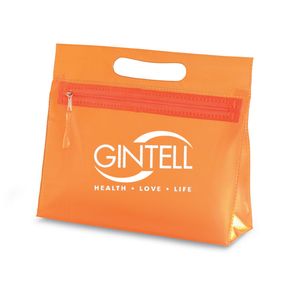 GiftRetail IT2558 - MOONLIGHT Przezroczysta kosmetyczka Pomarańczowy