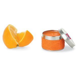 GiftRetail IT2873 - DELICIOUS Świeczka zapachowa Pomarańczowy