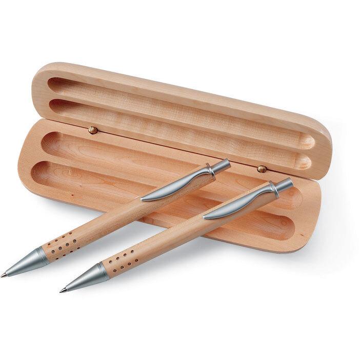 GiftRetail KC1701 - DEMOIN Długopis i ołówek w pudełku