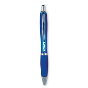 GiftRetail KC3314 - RIOCOLOUR Długopis z miękkim uchwytem Transparent Blue
