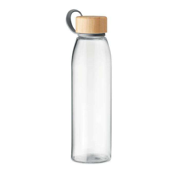 GiftRetail MO6246 - FJORD WHITE Butelka szklana 500 ml