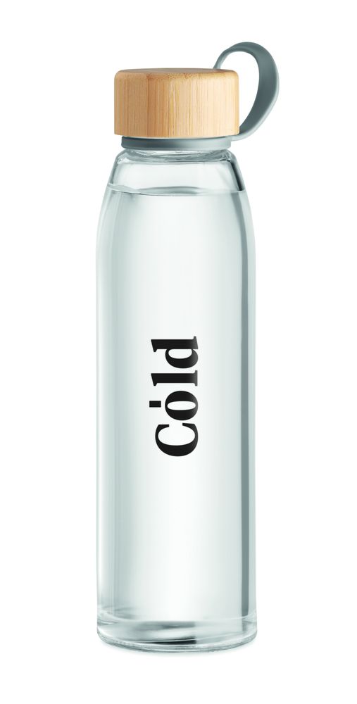GiftRetail MO6246 - FJORD WHITE Butelka szklana 500 ml