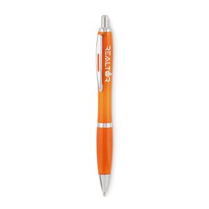 GiftRetail MO6409 - RIO RPET Długopis z RPET transparent orange