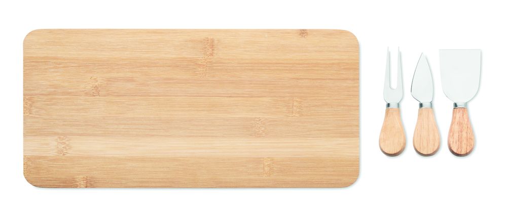 GiftRetail MO6414 - GLENAVY Bambusowe deski do serów