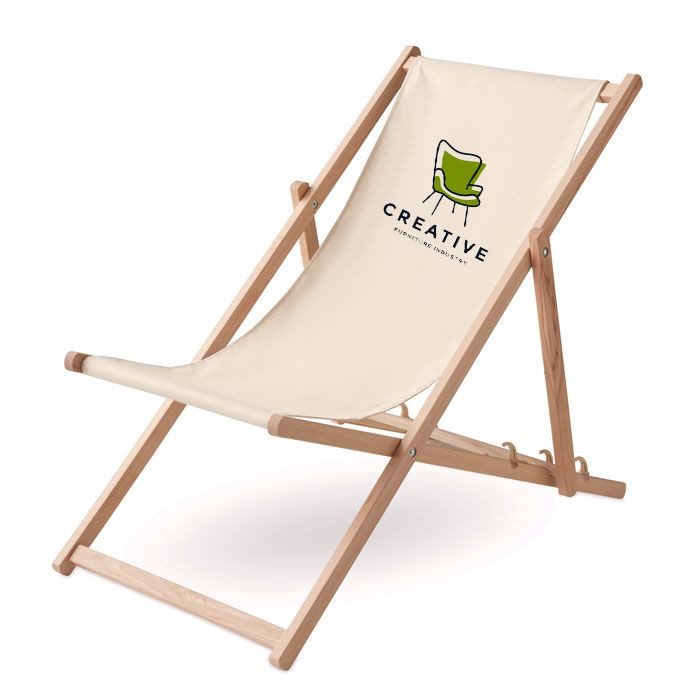 GiftRetail MO6503 - HONOPU Drewniane krzesło plażowe