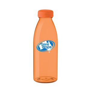 GiftRetail MO6555 - SPRING Butelka RPET 500ml transparent orange