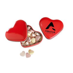 GiftRetail MO7234 - LOVEMINT Cukierki w pudełku, serce Czerwony