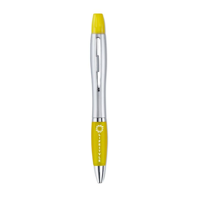 GiftRetail MO7440 - RIO DUO 2w1 długopis i zakreślacz