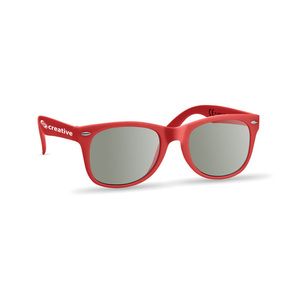 GiftRetail MO7455 - AMERICA Okulary przeciwsłoneczne Czerwony