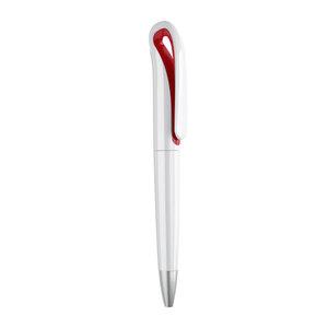 GiftRetail MO7793 - WHITESWAN Przekręcany długopis, ABS