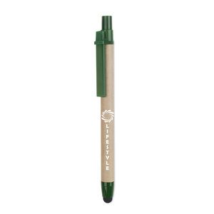 GiftRetail MO8089 - RECYTOUCH Dotykowy długopis z recyklingu Zielony