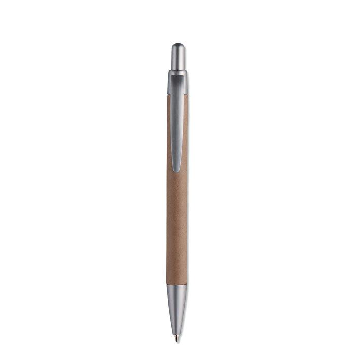 GiftRetail MO8105 - PUSHTON Długopis z kartonowym korpusem