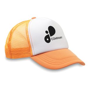 GiftRetail MO8594 - TRUCKER CAP Czapka -bejsbolówka Neonowy pomarańcz