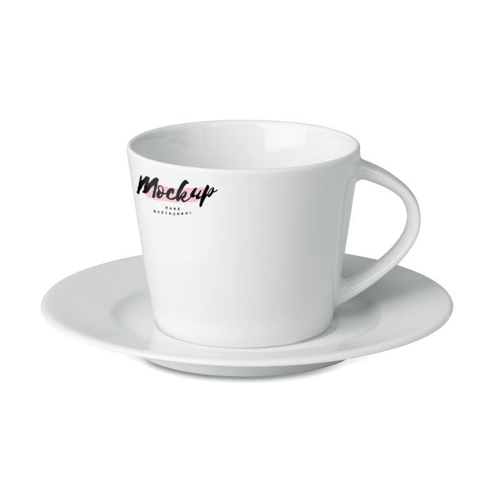 GiftRetail MO9080 - PARIS Kubek cappuccino i talerzykiem