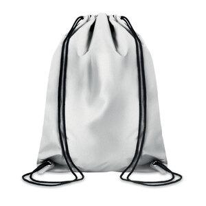 GiftRetail MO9403 - SHOOP REFLECTIVE Odblaskowy plecak ze sznurkiem