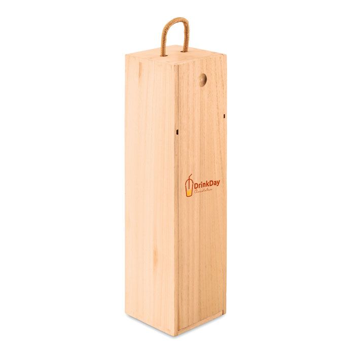 GiftRetail MO9413 - VINBOX Drewniane pudełko na wino